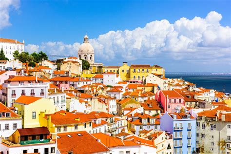 Alfama Lisbon Skyline Travel Inspires