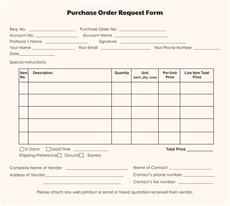 10 Best Free Printable Blank Order Forms