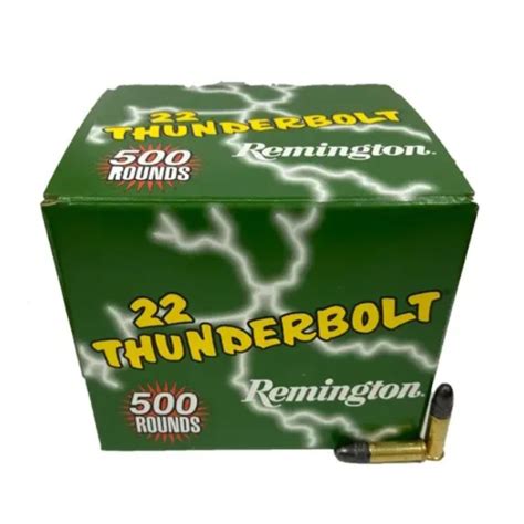 Remington Thunderbolt 22lr 40gr Lrn 500 Rds Marstar Canada