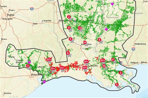 Entergy Power Outage Map Louisiana Oconto County Plat Map