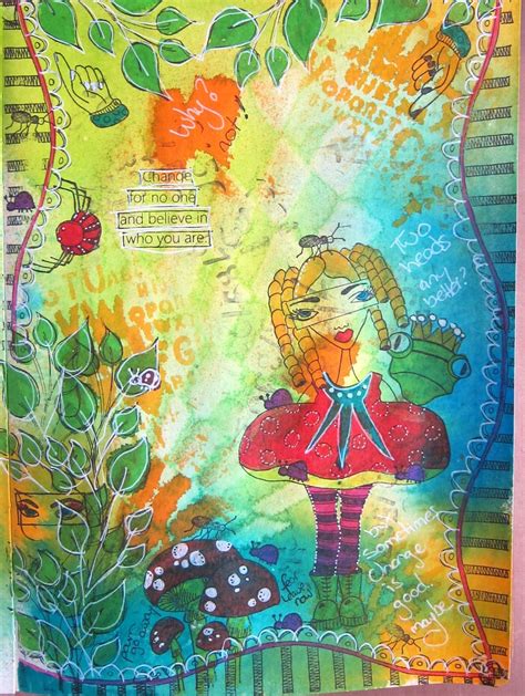 Pin By Tracey Shenton On My Art Journal Mixed Media Art Journaling