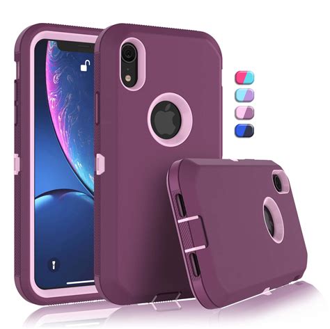 Iphone Xr Cases Sturdy Phone Case For Iphone Xr 61 Tekcoo Full Body