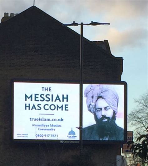 Messiah Has Come Billboards In London