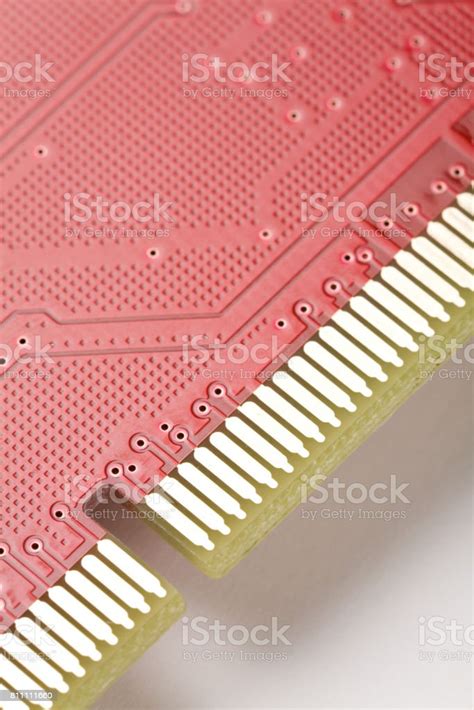Red Circuit Board Stock Photo Download Image Now Backgrounds