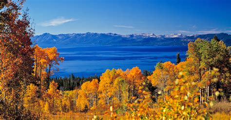 Lake Tahoe Scenic Fall Colors Vance Fox Photography