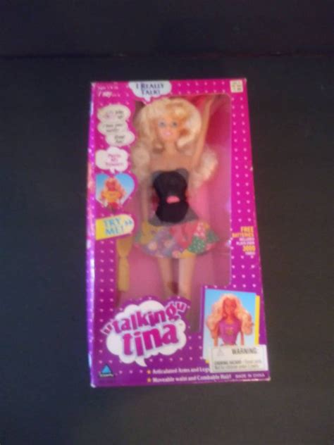 Vintage Toymax Talking Tina Fashion Doll Nip Etsy