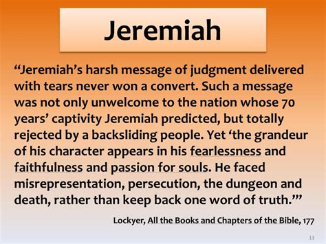 Ppt Jeremiah The Man And His Message Powerpoint Presentation Free