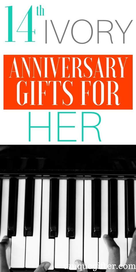 Let's get right to it: 20 14th Ivory Anniversary Gifts for Her | Year anniversary ...