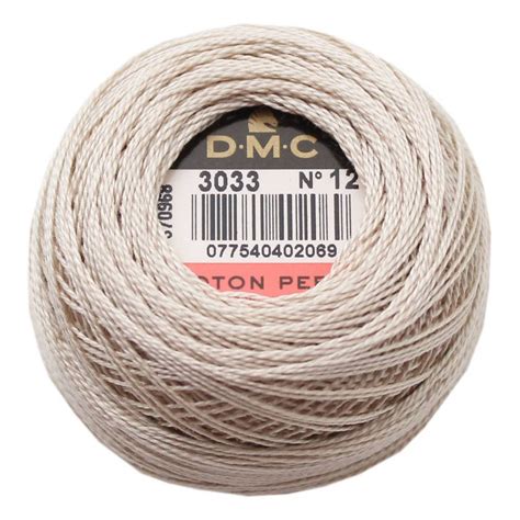 Dmc Cream Pearl Cotton Thread On A Ball 120m 3033 Hobbycraft