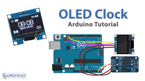 Ssd1306 Oled Clock Arduino Tutorial