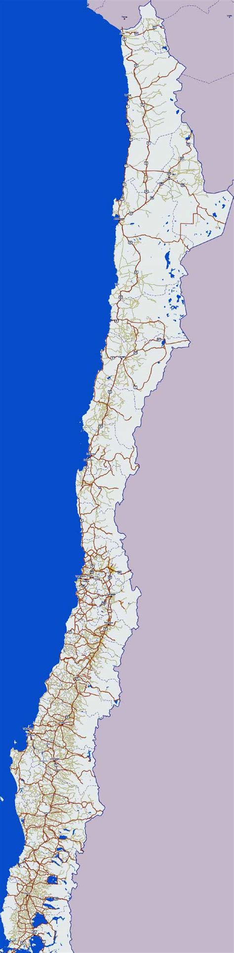 Mapas Imprimidos De Chile Con Posibilidad De Descargar