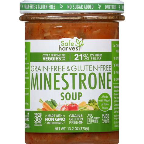 Safe Harvest Minestrone Soup 13 2 Oz Instacart