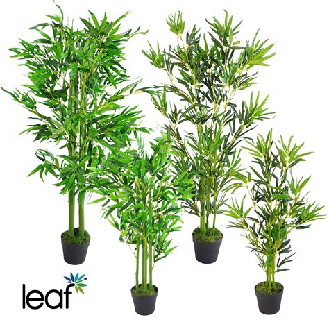 Artificial Bamboo Plants Trees Xl Realistic Leaf Artificial Plants