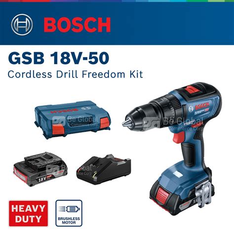 1 hoursproduct unboxing | basic reviewhelp me. Bosch GSB 18V-50 Cordless Drill Freedom Kit | Shopee ...
