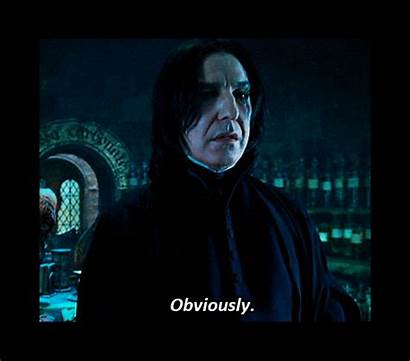 Snape Harry Potter Severus Thank Turn Being