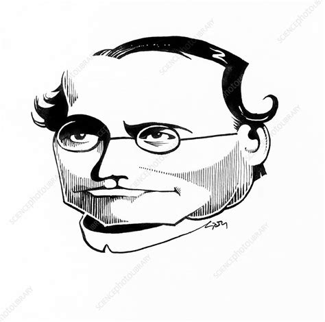 Gregor Mendel Caricature Stock Image C0013427 Science Photo Library