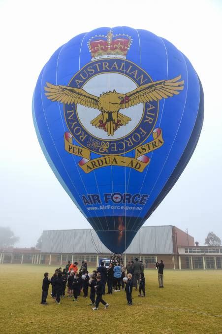 Awe At Air Force Balloon Bestseller The Border Mail Wodonga Vic