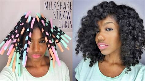 Redding probably thought to himself that since we were already chemically straightening our hair, a curly perm would give us more variety and less breakage. The CurlDaze Milkshake Straw Curl Method on Natural Hair ...