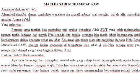 Pidato Kelahiran Nabi MUHAMMAD SAW - Beranda Ilmu