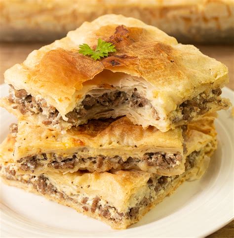 A while back cooks illustrated. Meat Pie With Phyllo Crust (Egyptian Goulash)-Healthy Life Trainer