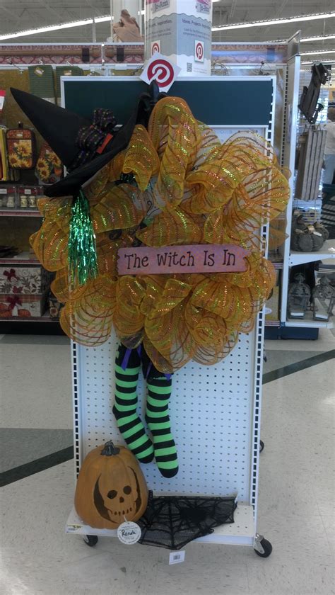 The "Witch is in!" -made with mesh ribbon and everything else you need
