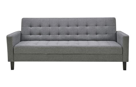 Tuffted Gray Sofa Bed 