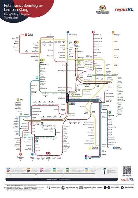 Kuala Lumpur Transport Map Kuala Lumpur Map Transport Map Train Map My Xxx Hot Girl