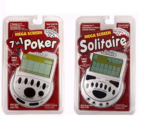Solitaire Handheld Electronic Game Classic Collection Draw Max 51 Off