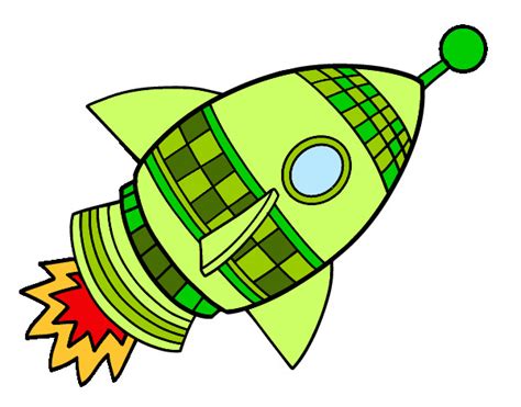 Aprender a hacer te aporta dibujos de cohetes para colorear con el deseo que le pueda ser de utililidad. Dibujo de Cohete espacial pintado por Violetta10 en ...