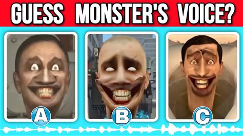 Guess The Monster S Voice Skibidi Toilet Youtube