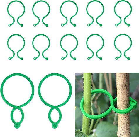 Garden Plant Ties Plant Support Clips With Clasp50 Pieces Reusable
