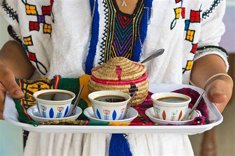 Amhara People Serving Coffee Amhara Ethiopia Ethiopian