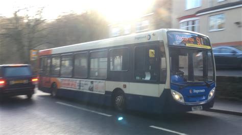 Stagecoach Sheffield Heads Along Middlewood Road North With A Sl