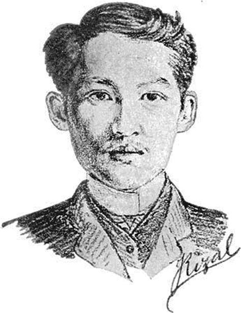 A Portrait Of Philippine National Hero And Author Jose Rizal Who Was