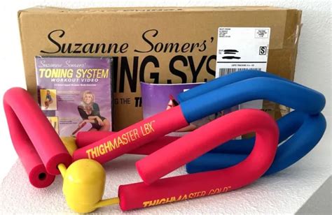 SUZANNE SOMERS TONING System With Thighmaster Gold And LBX With Video