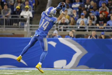 Things We Learned The Amazing Amon Ra St Brown Is Still Wr In Detroit Mlive Com