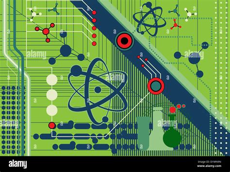 Science And Technology Collage Stock Photo Alamy