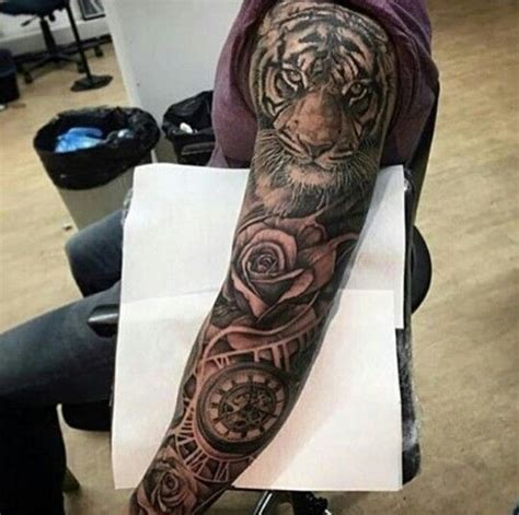 Get the best deals on tiger tattoo when you shop the largest online selection at ebay.com. Tiger sleeve tattoo!! I want this. | Best sleeve tattoos ...