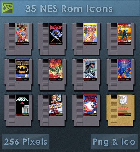 Nes Roms Cartridge Icons By Voidsentinel On Deviantart
