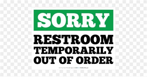 Out Of Order Sign Printable Vlrengbr