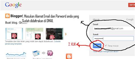 .: Cara Membuat Blog dengan Blogspot Gratis