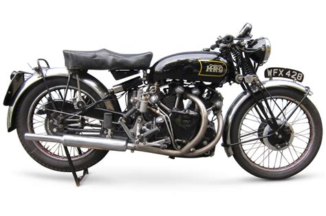 Motocicleta Vincent Hrd Serie Bc Black Shadow De 1948 998 Cc