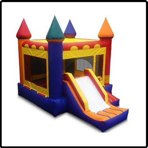 Inflatable Bounce House 13 X 13 Combo With Slide Grand Events Tent