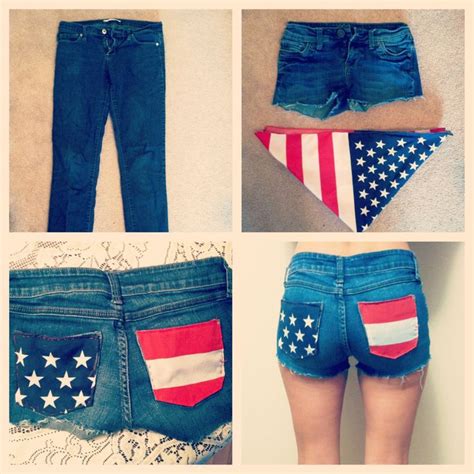 Diy American Flag Shorts For Summer Summer Clothes