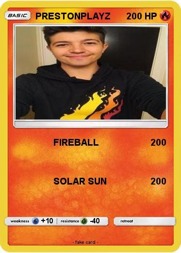 People now are … may 15, 2021 add comment edit. Pokémon PRESTONPLAYZ 33 33 - FIREBALL - My Pokemon Card