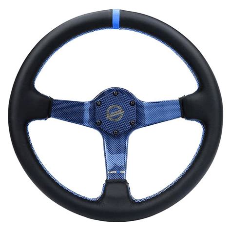 Nrg Innovations® 3 Spoke Laced Carbon Fiber Steering Wheel With