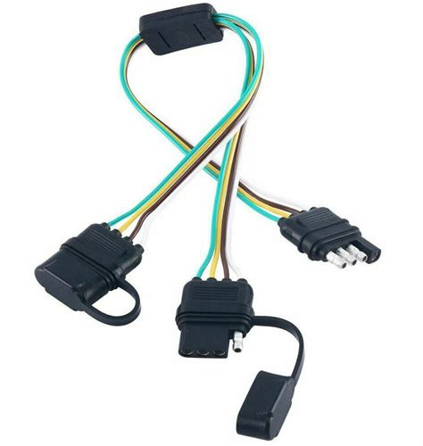 It shows the parts of your circuit as simplified styles, and the. 4-Way Splitter Pin Adapter Tow Flat Trailer Plug Connector With Weather Cap - Towing & Hauling