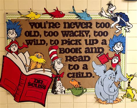 dr seuss themed bulletin board ideas images and photos finder