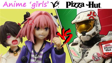 Anime Girls Vs Pizza Hut Youtube