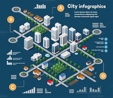 Isometric Map Isometric Design Isometric Sketch Business Infographic
